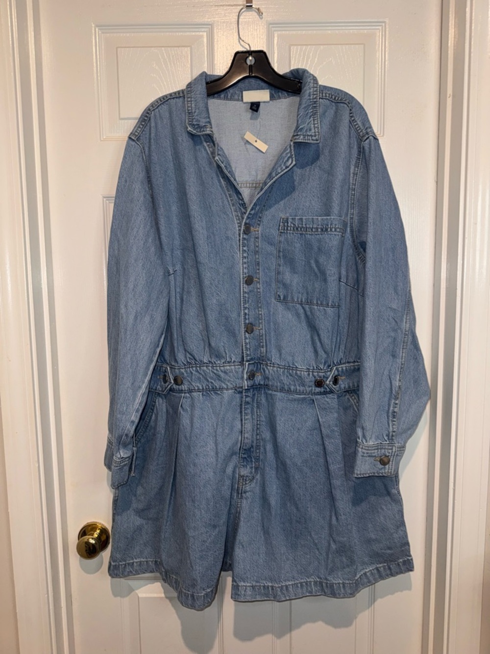 Universal Thread Light Blue Denim Jumper. Size 18. NWT